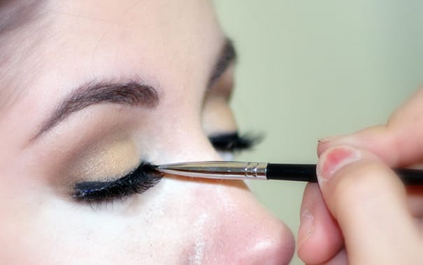 makeup application