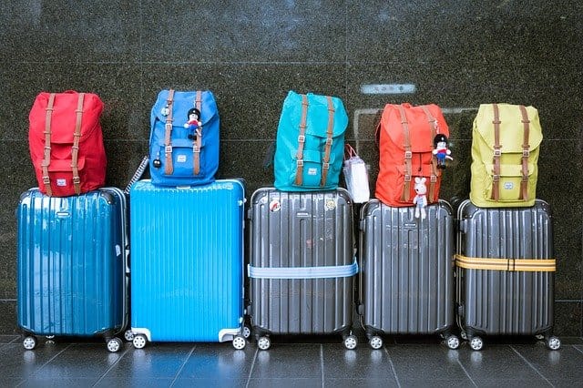 bags suitcases holiday